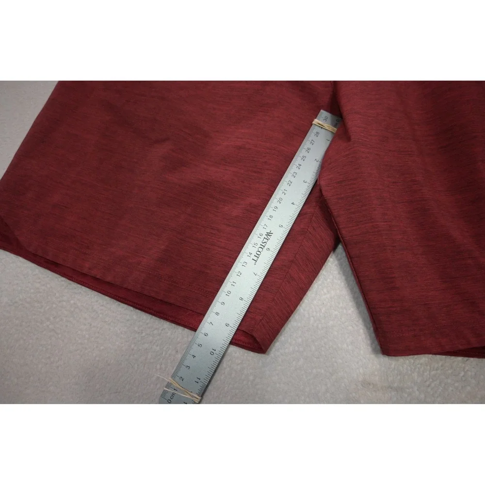 Adidas Athletic Gym Shorts Men XL Maroon‎ Performance W/Pockets Excellent